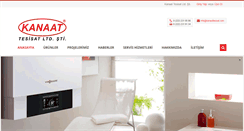 Desktop Screenshot of kanaattesisat.com